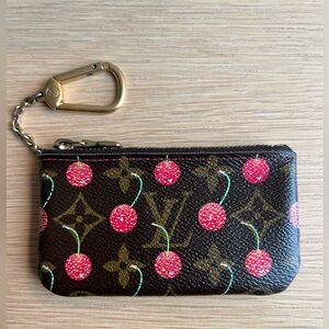Louis Vuitton monogram cherry key pouch